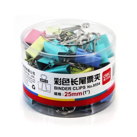 Binde Clip 25mm - 1'' (Colour) - 48 pcs(25 mm)