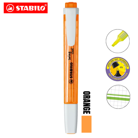 'Stabilo' Swing Cool Highlighter Pen (Orange)