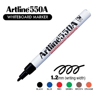 Artline White Board Marker 550A Black (pcs)