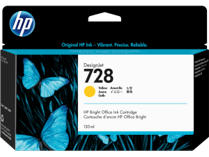 130-ml Yellow HP 728 (Ploter Ink for Eng) (unit)