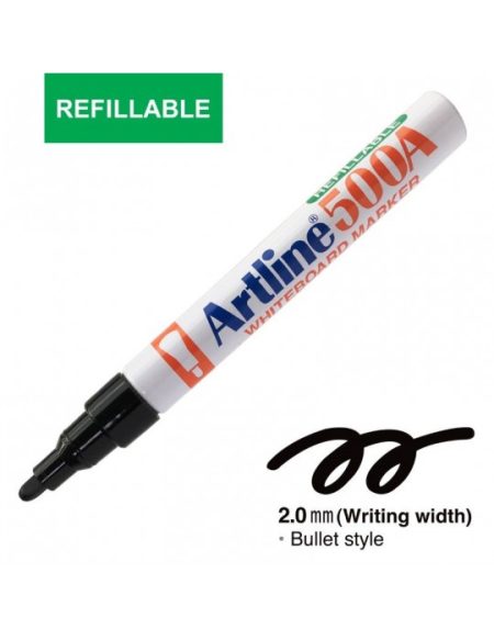 Artline White Board Marker 500A Black-1 (pcs)